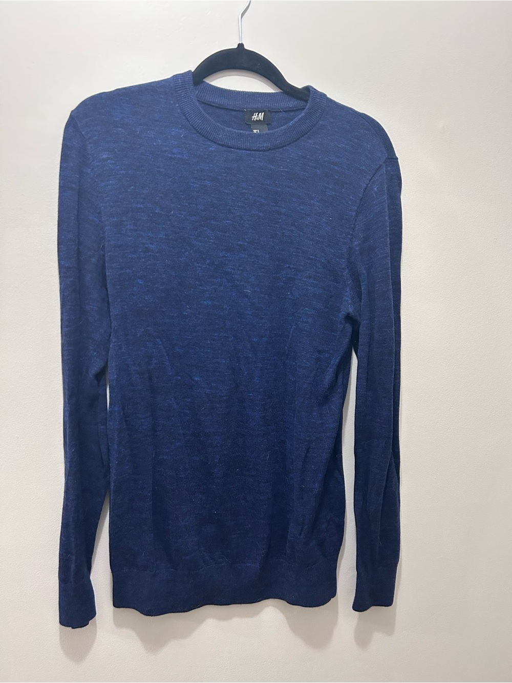 H&M Men’s Deep Blue Crewneck Sweater